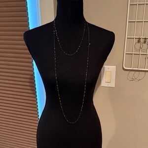 Elegant Bronze Beaded Necklace